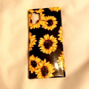 Sunflower phone case note 10+